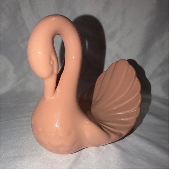 Other - Vintage MCM Pink Ceramic Swan